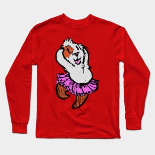 Ballerina Guinea Pig Long Sleeve T-Shirt